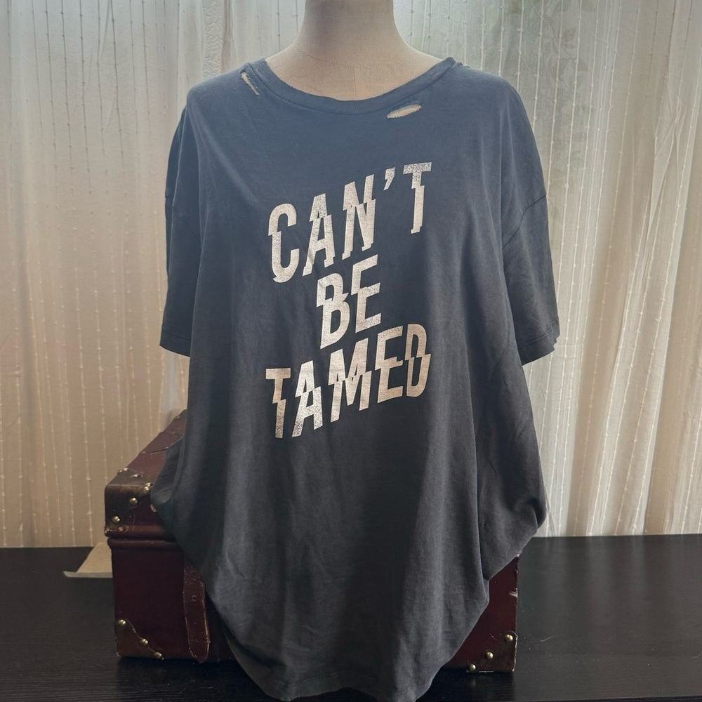 Aerie Distressed Tee NWOT - Picture 3 of 8
